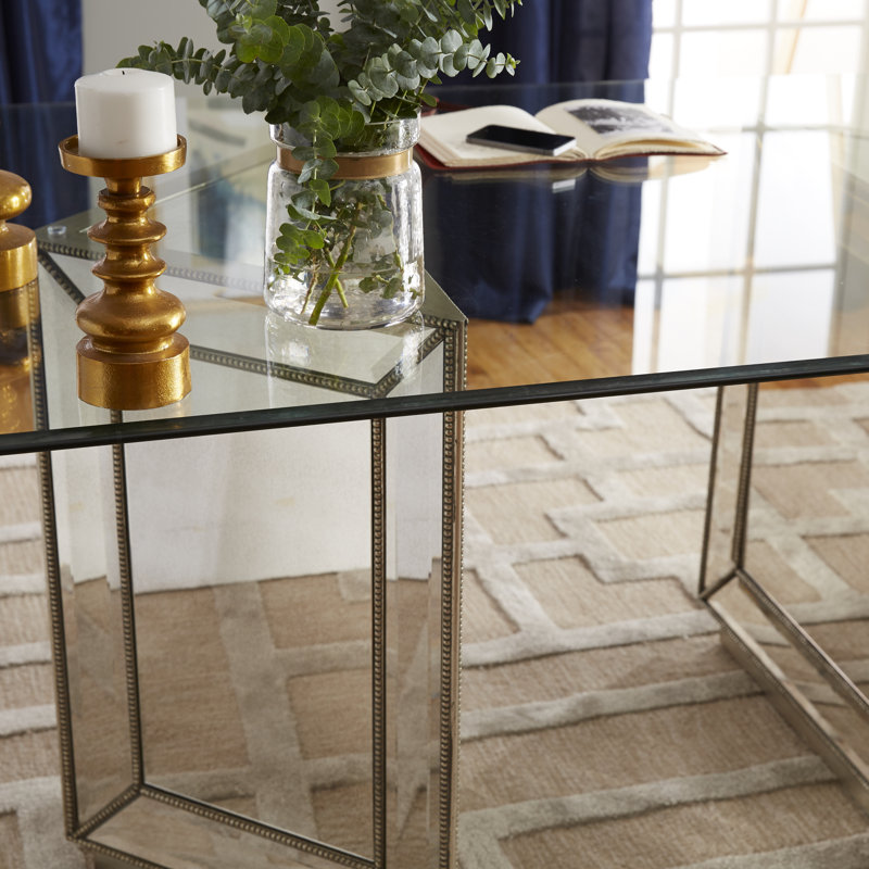 Hattie Mirrored Dining Table & Reviews Joss & Main